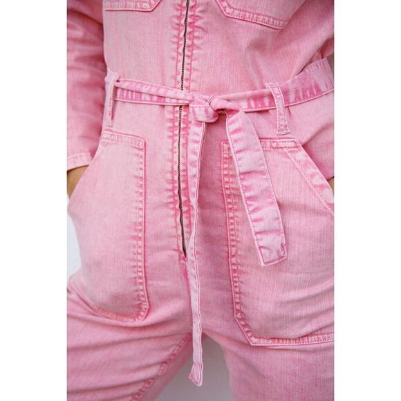 A. Helm Montauk Jumpsuit in Pink NEW NWT - Picture 3 of 10